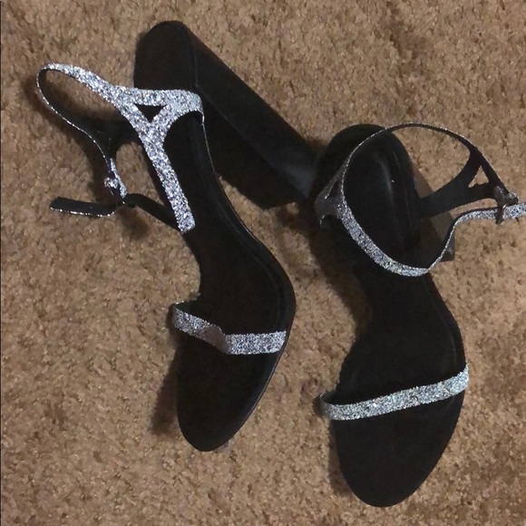 Zara silver block heel - Picture 4 of 4